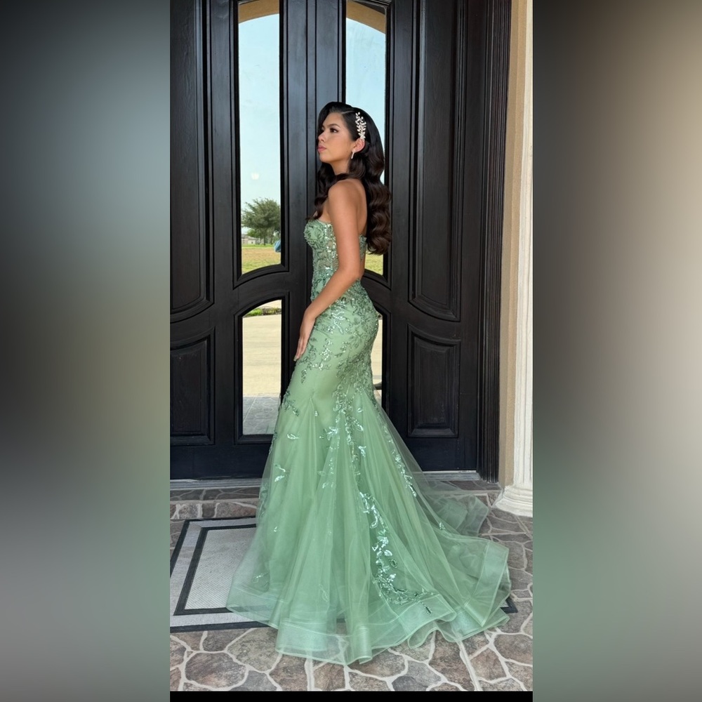 Nox Anabel G1258 - Foliage Embroidery
Mermaid Evening Dress size 2